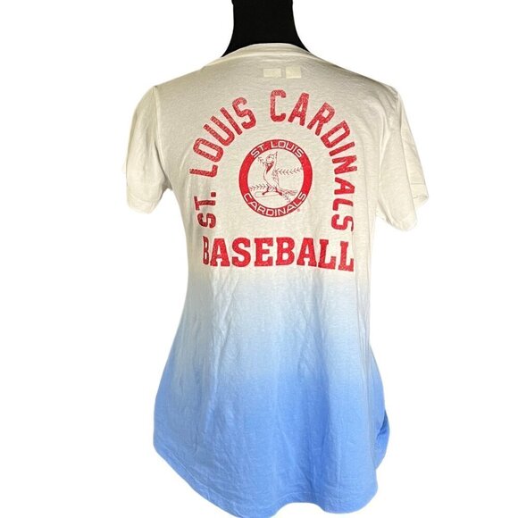 Women's St. Louis Cardinals V-Neck T-Shirt, Size Medium - Picture 2 of 3
